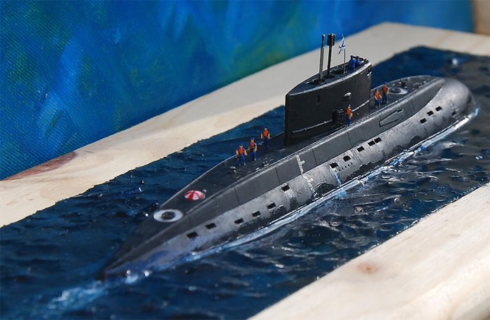 Mô hình tàu ngầm lớp Kilo
